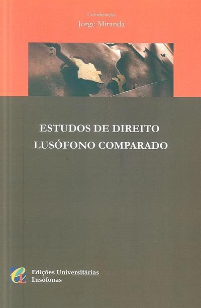 Capa de Estudos de direito lusófono comparado