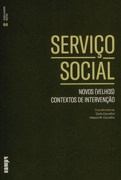 Capa de Serviço social: novos (velhos) contextos de intervenção