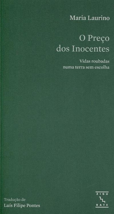 Capa de O preço dos inocentes: vidas roubadas numa terra sem escolha