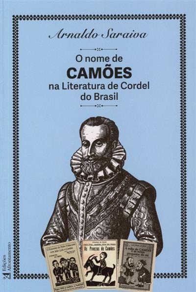 Capa de O nome de Camões na literatura de cordel do Brasil