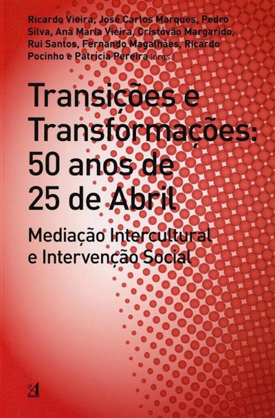 Capa de Transições e transformações: 50 anos de 25 de Abril
