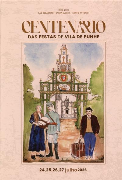 Capa de Centenário das Festas de Vila de Punhe