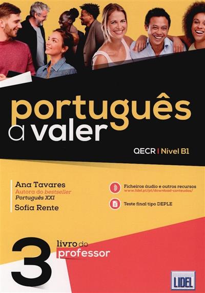 Capa de Português a valer 3: QECR, nível B1: livro do professor