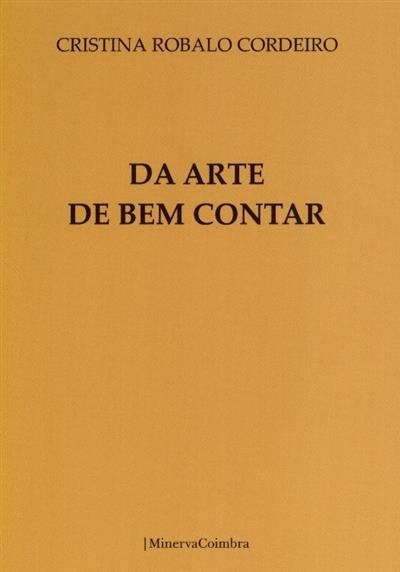 Capa de Da arte de bem contar: uma leitura das novelas francesas do século XIX