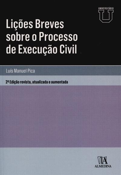 Capa de Lições breves sobre o processo de execução civil