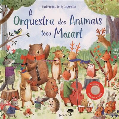 Capa de A Orquestra dos Animais toca Mozart