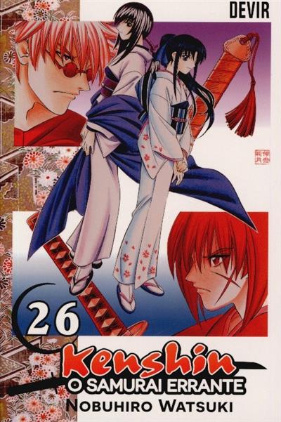 Capa de Kenshin, o samurai errante.. Costas dos homens