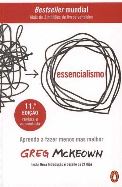 Capa de Essencialismo: aprenda a fazer menos mas melhor