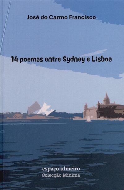 Capa de 14 poemas entre Sydney e Lisboa