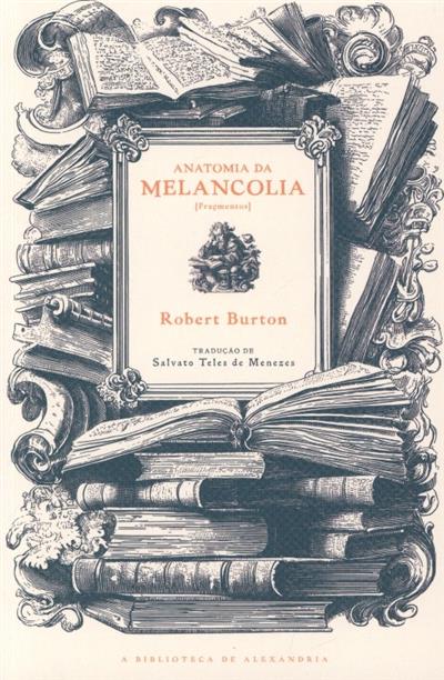 Capa de Anatomia da melancolia (fragmentos)