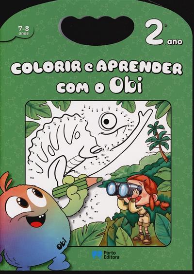 Capa de Colorir e aprender com o Obi: 2º ano