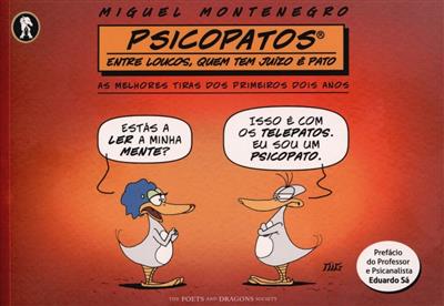 Capa de Psicopatos: entre loucos, quem tem juízo é pato: as melhores tiras dos primeiros dois anos