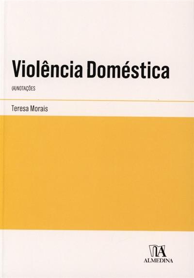 Capa de Violência doméstica: (a)notações