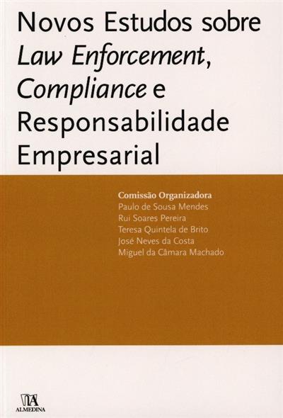 Capa de Novos estudos sobre law enforcement, compliance e responsabilidade empresarial