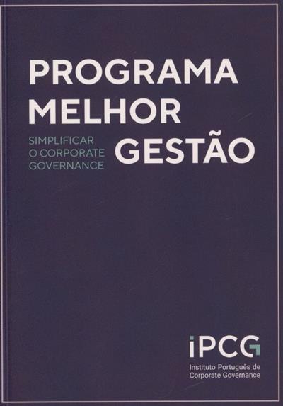 Capa de Programa melhor gestão