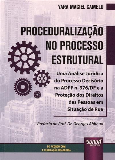 Capa de Proceduralização no processo estrutural: uma análise jurídica do processo decisório na ADPF nº 976-DF e a proteção dos direitos das pessoas em situação de rua