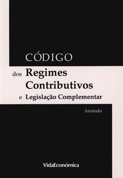 Capa de Código dos regimes contributivos e legislação complementar | Leis, decretos, etc.