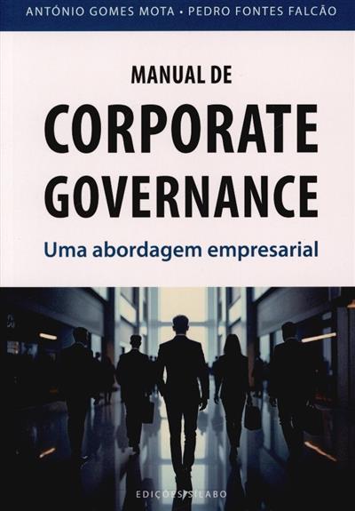 Capa de Manual de corporate governance: uma abordagem empresarial