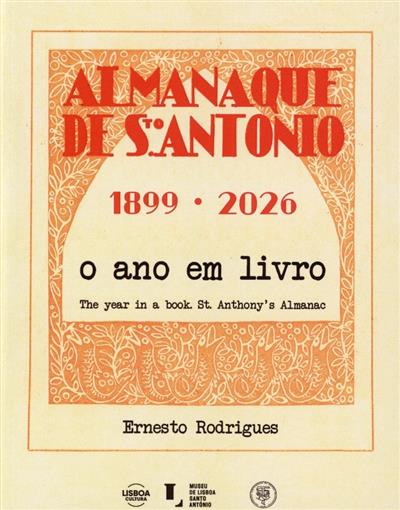 Capa de Almanaque de Stº António 1899-2026