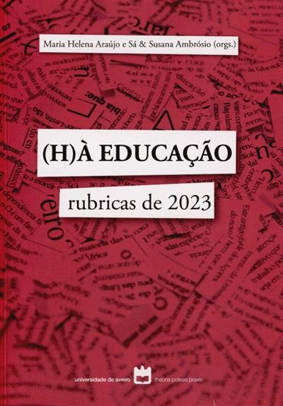 Capa de (H)à educação: rubricas de 2023