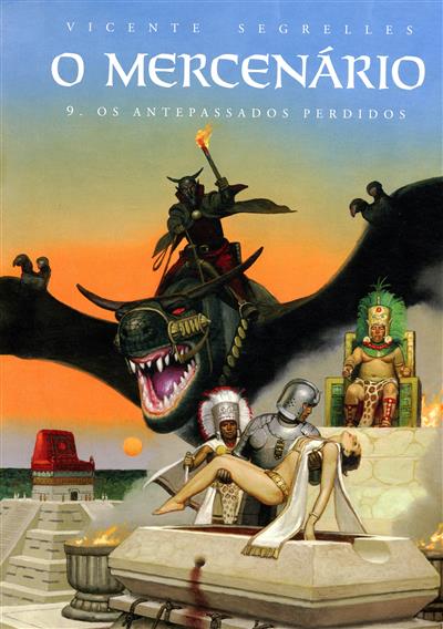 Capa de O mercenário.. Os antepassados perdidos