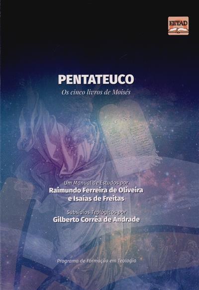Capa de Pentateuco: os cinco livros de Moisés