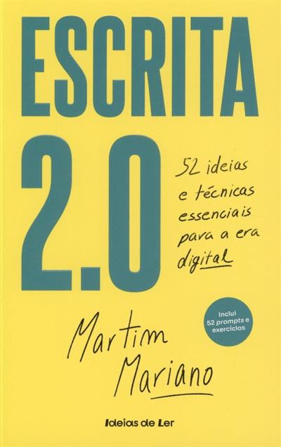 Capa de Escrita 2.0: 52 ideias e técnicas essenciais para a era digital