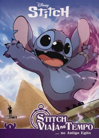 Capa de Stitch viaja no tempo... no Antigo Egipto