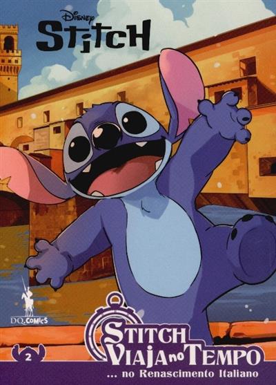 Capa de Stitch viaja no tempo... no Renascimento Italiano