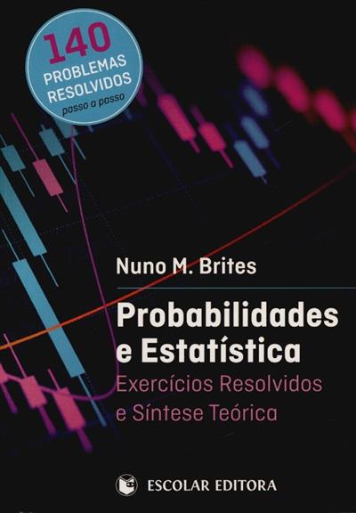 Capa de Probabilidades e estatística: exercícios resolvidos e síntese teórica
