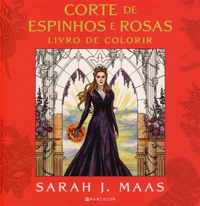 Capa de Corte de espinhos e rosas: livro de colorir