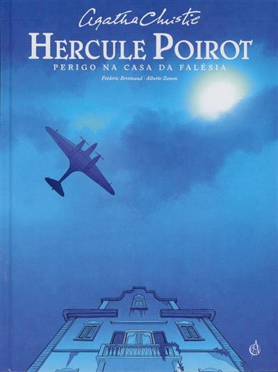 Capa de Hercule Poirot - Perigo na casa da falésia