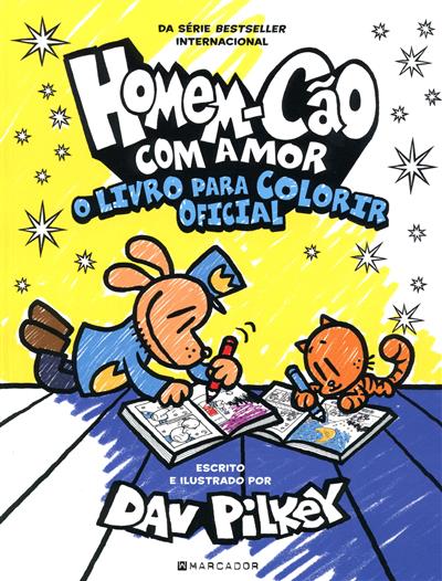 Capa de Homem-cão com amor: o livro para colorir oficial