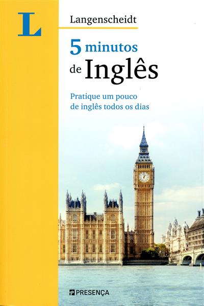 Capa de 5 minutos de inglês: pratique um pouco de inglês todos os dias