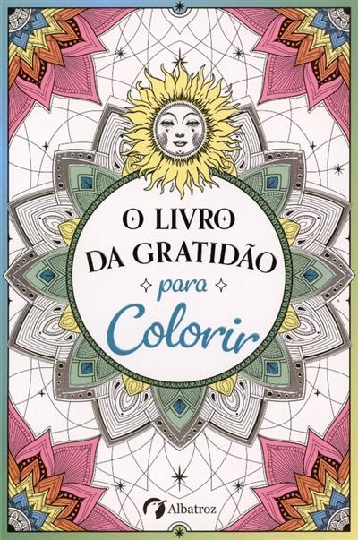Capa de O livro da gratidão para colorir