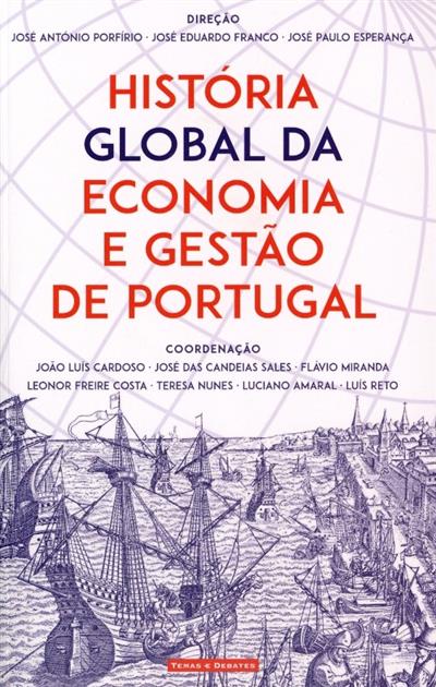 Capa de História global da economia e gestão de Portugal